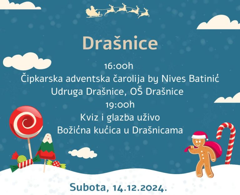 Drašnice ovoga vikenda: Čipkarska adventska čarolija by Nives Batinić Drašnice ovoga vikenda: Čipkarska adventska čarolija by Nives Batinić