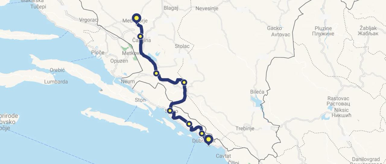 Jučer otvorena ruta Camino Dubrovnik duga 145 kilometara, evo što se sve može vidjeti na putu