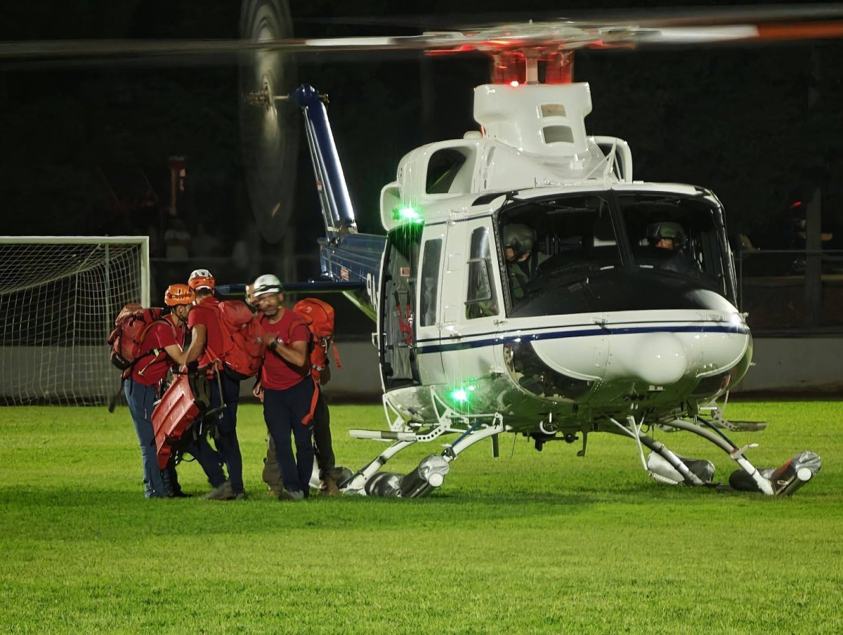 Zahtjevna noćna intervencija GSS-a i posade helikoptera završila uspješno: Spašeni stranac bio u teškom stanju